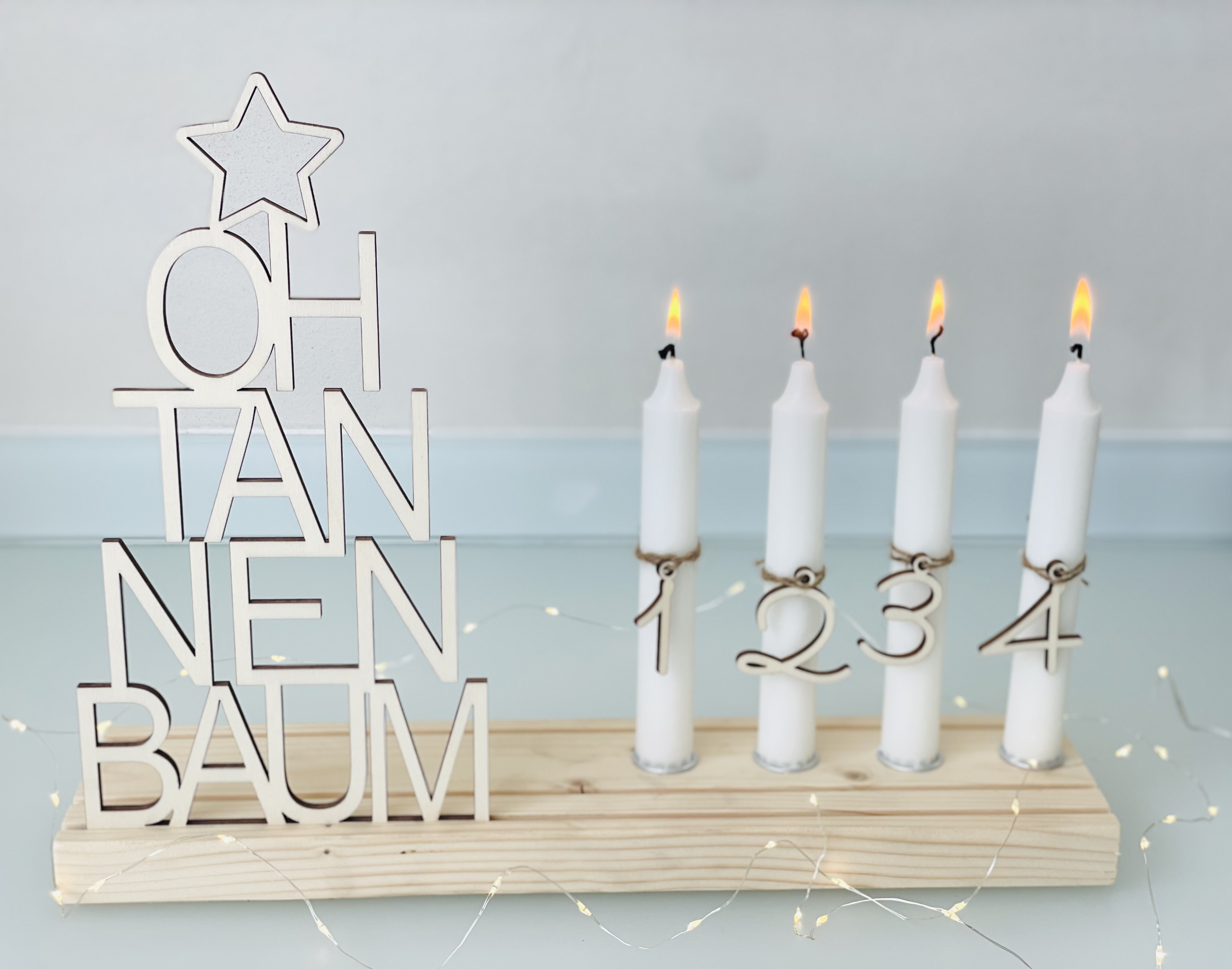 Oh Tannenbaum Kerzenständer Adventskranz