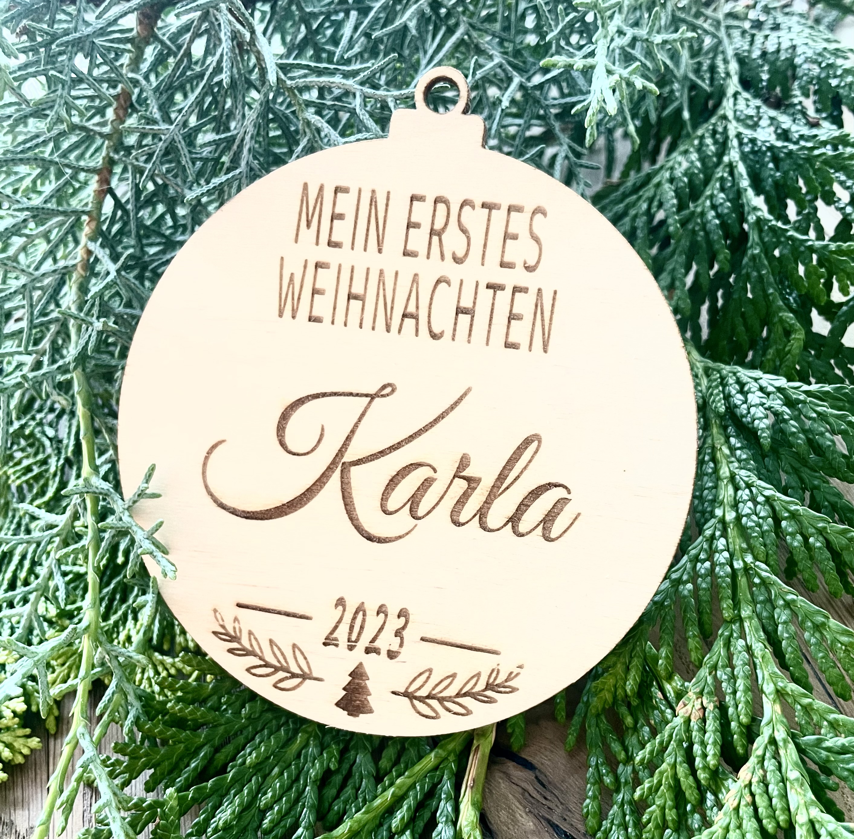 Anhänger Mein erstes Weihnachten