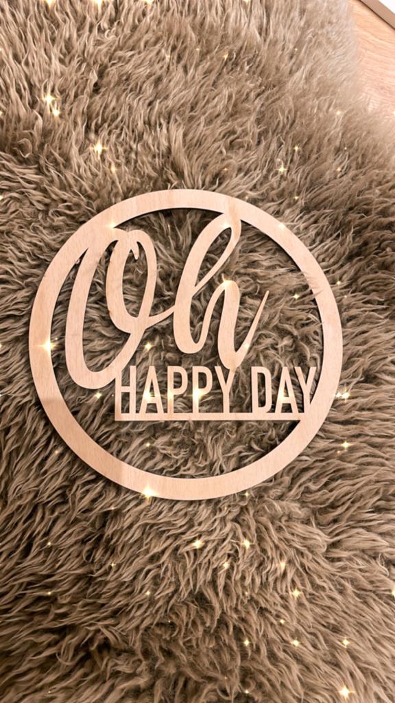 Holzkranz Oh happy day