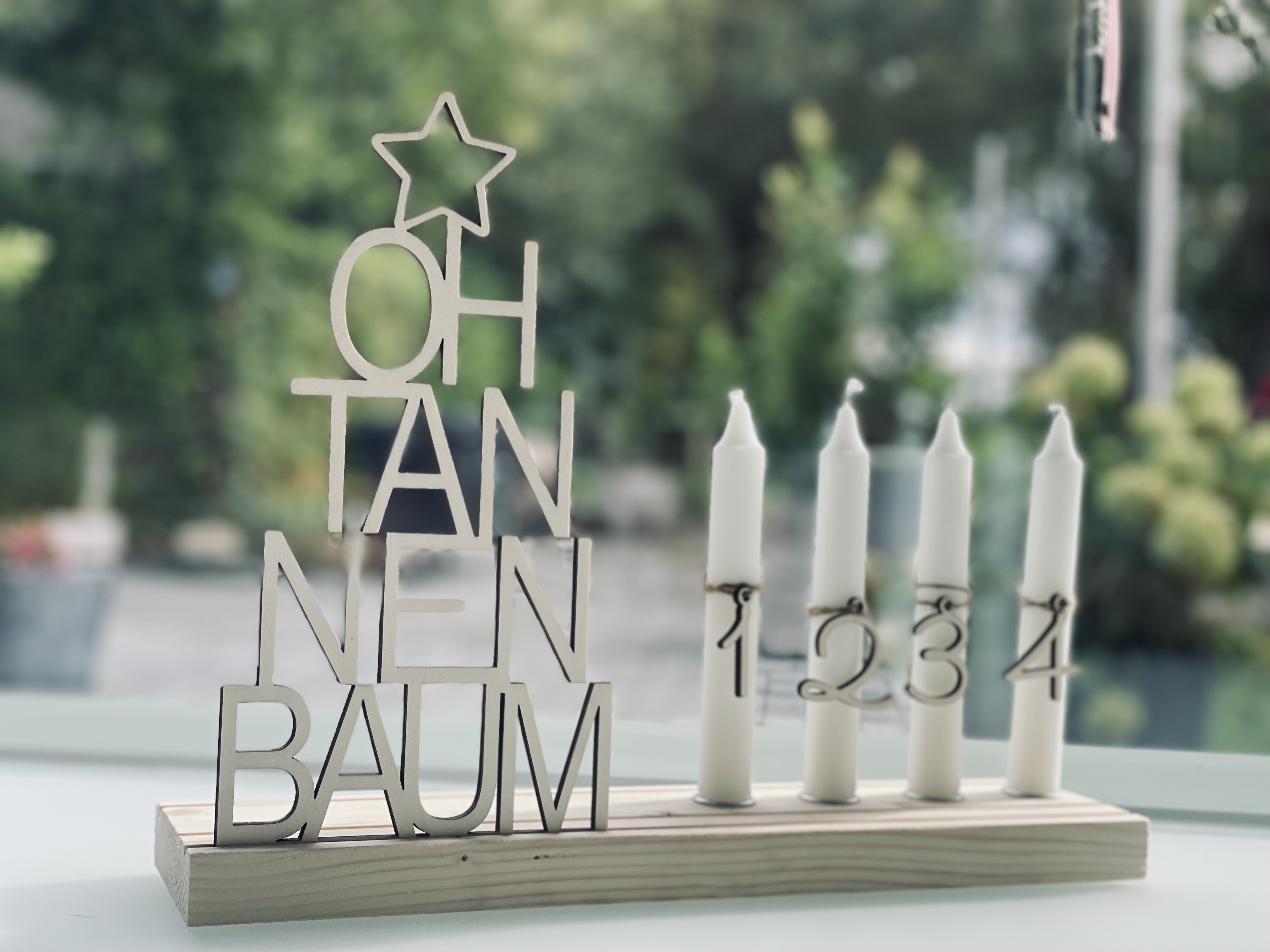 Oh Tannenbaum Kerzenständer Adventskranz