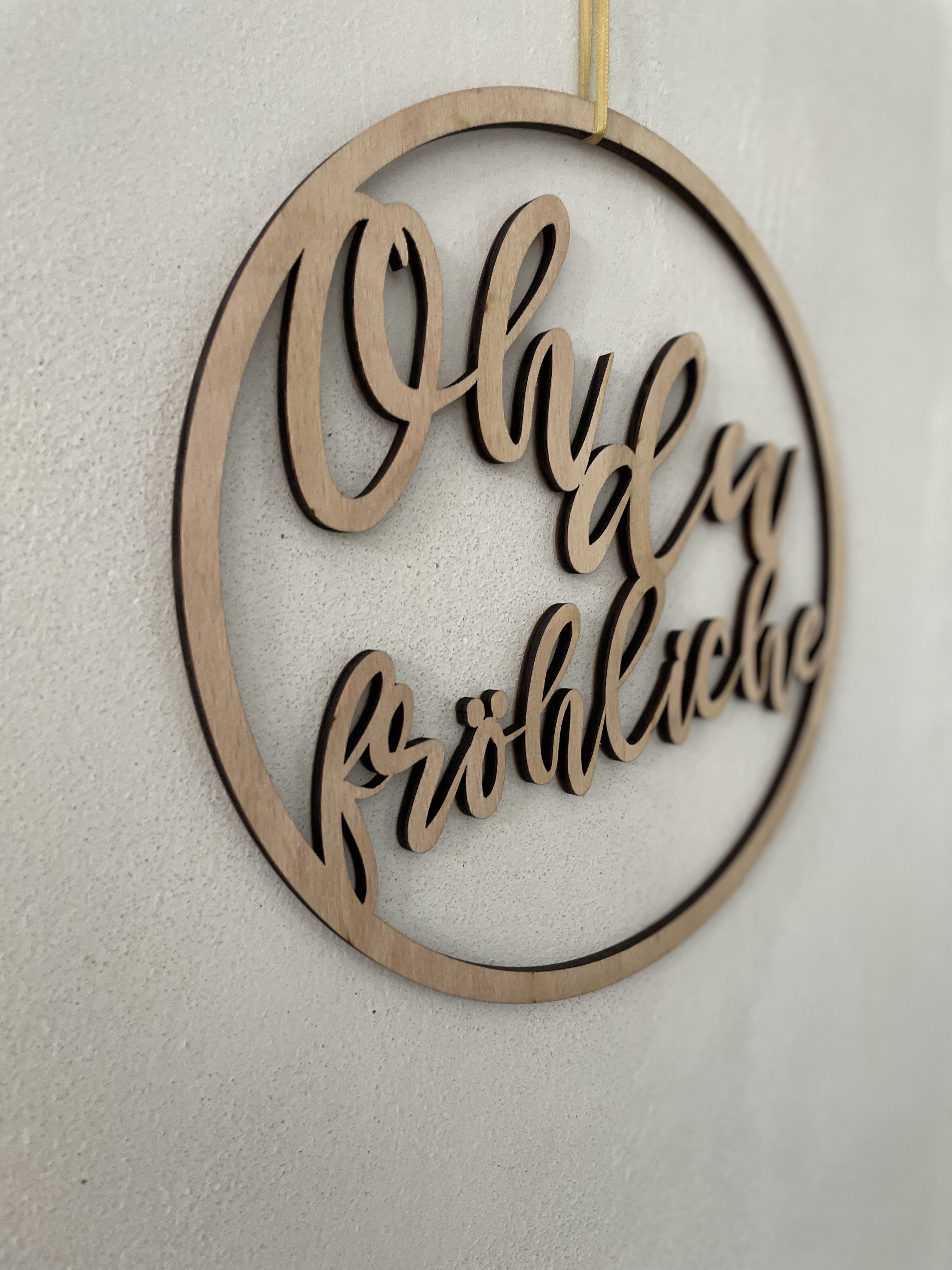 Holzkranz Oh du fröhliche