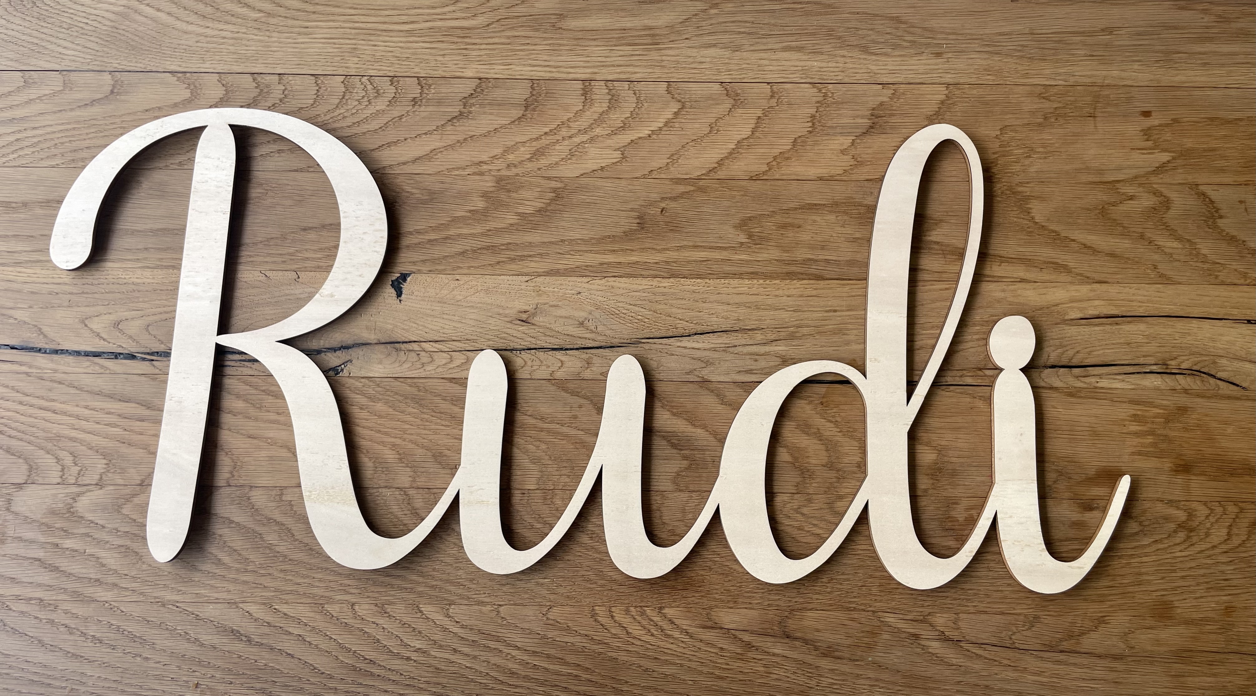 Personalisiertes Namensschild