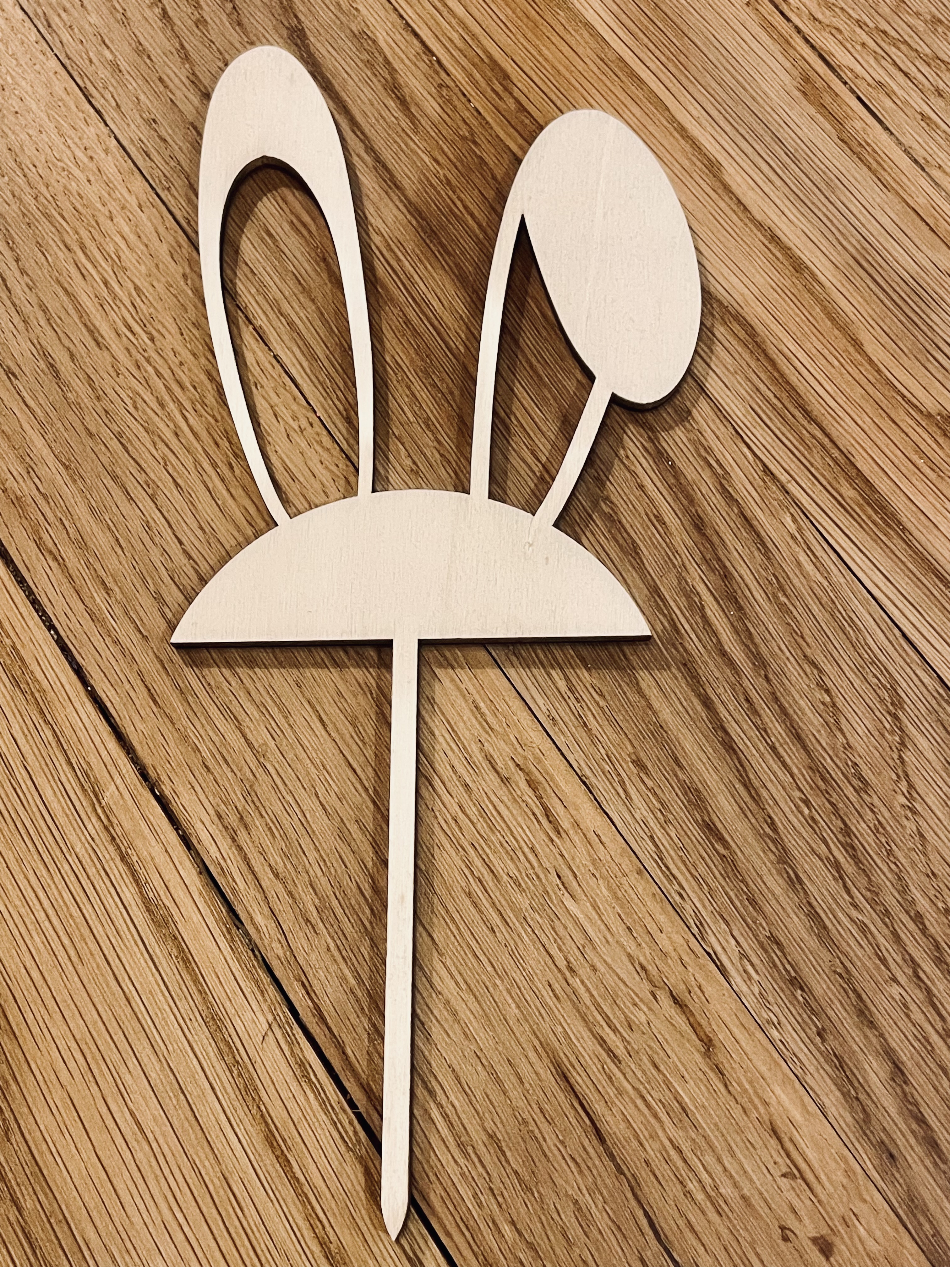 Cake Topper Hasenohren 