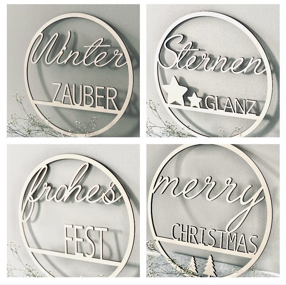 Holzkranz Weihnachten