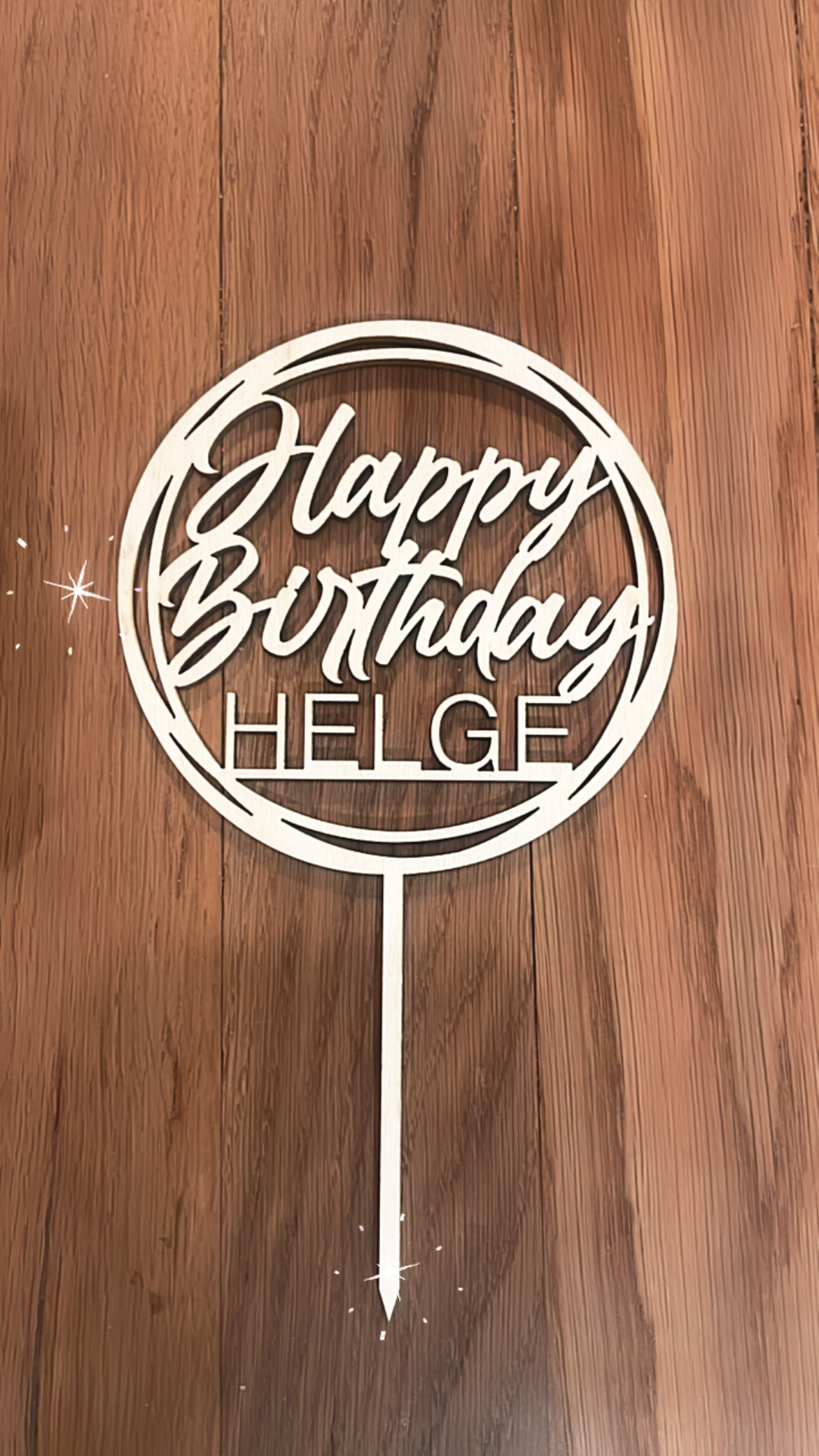 Cake Topper Happy Birthday