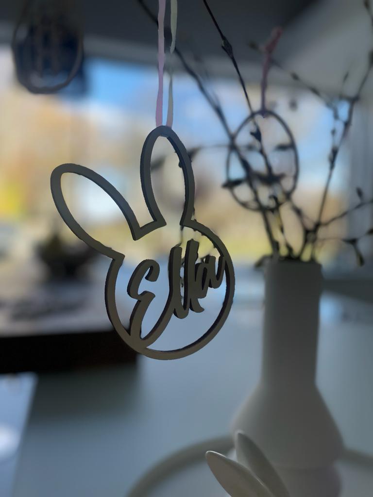 Osteranhänger personalisiert
