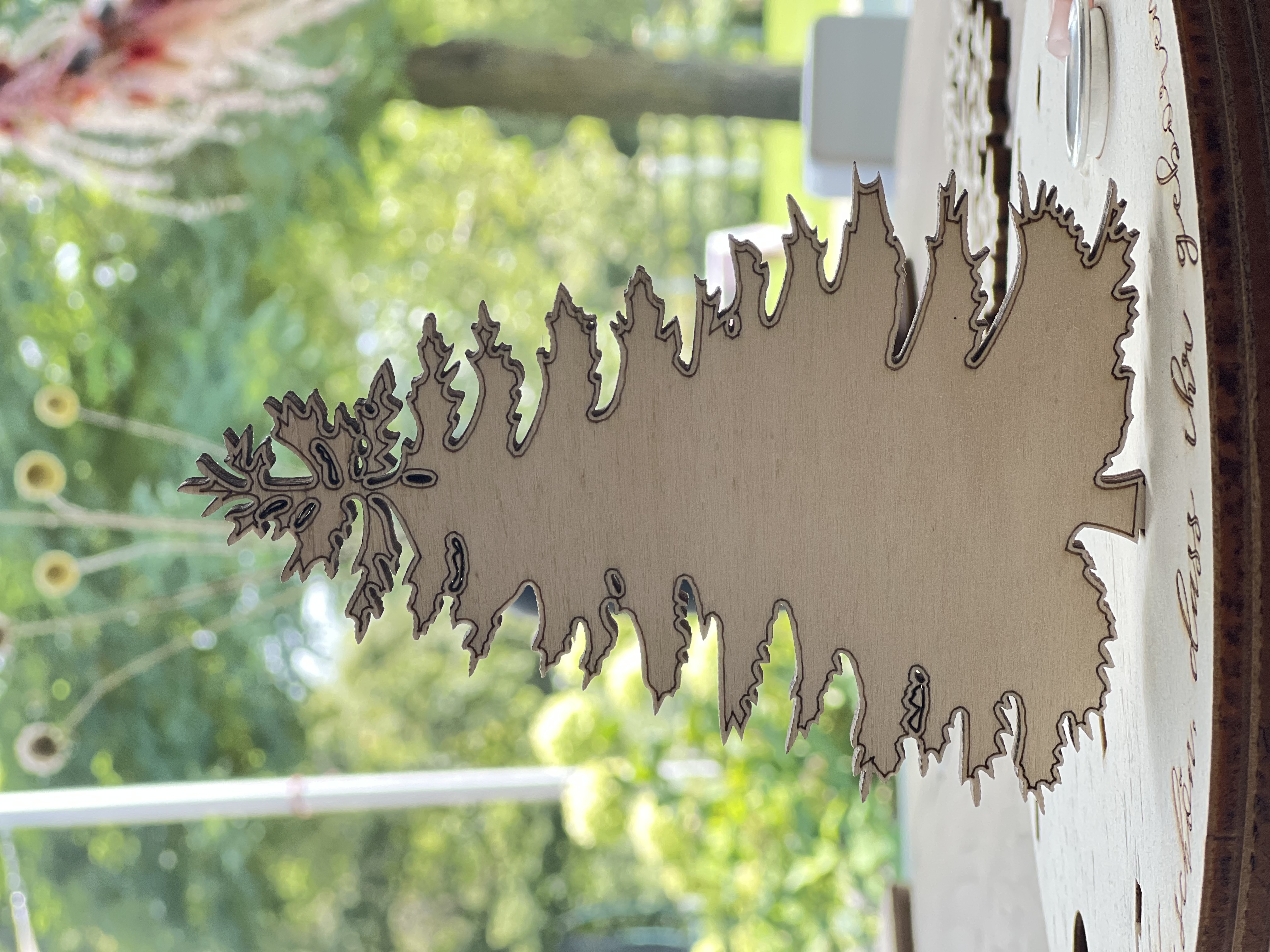 Bäume Geburtstagsteller