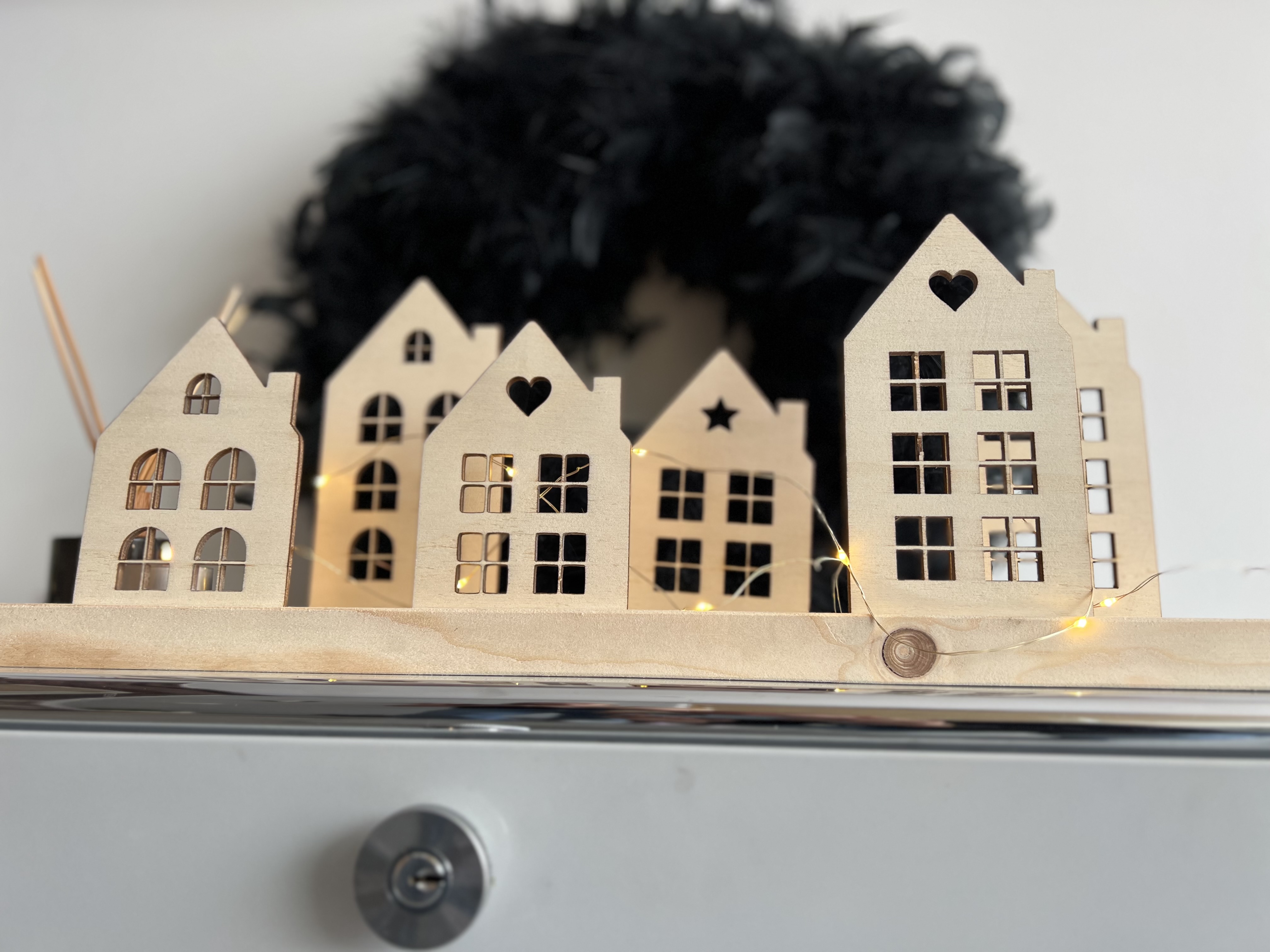 Dekoleiste Altstadthäuser