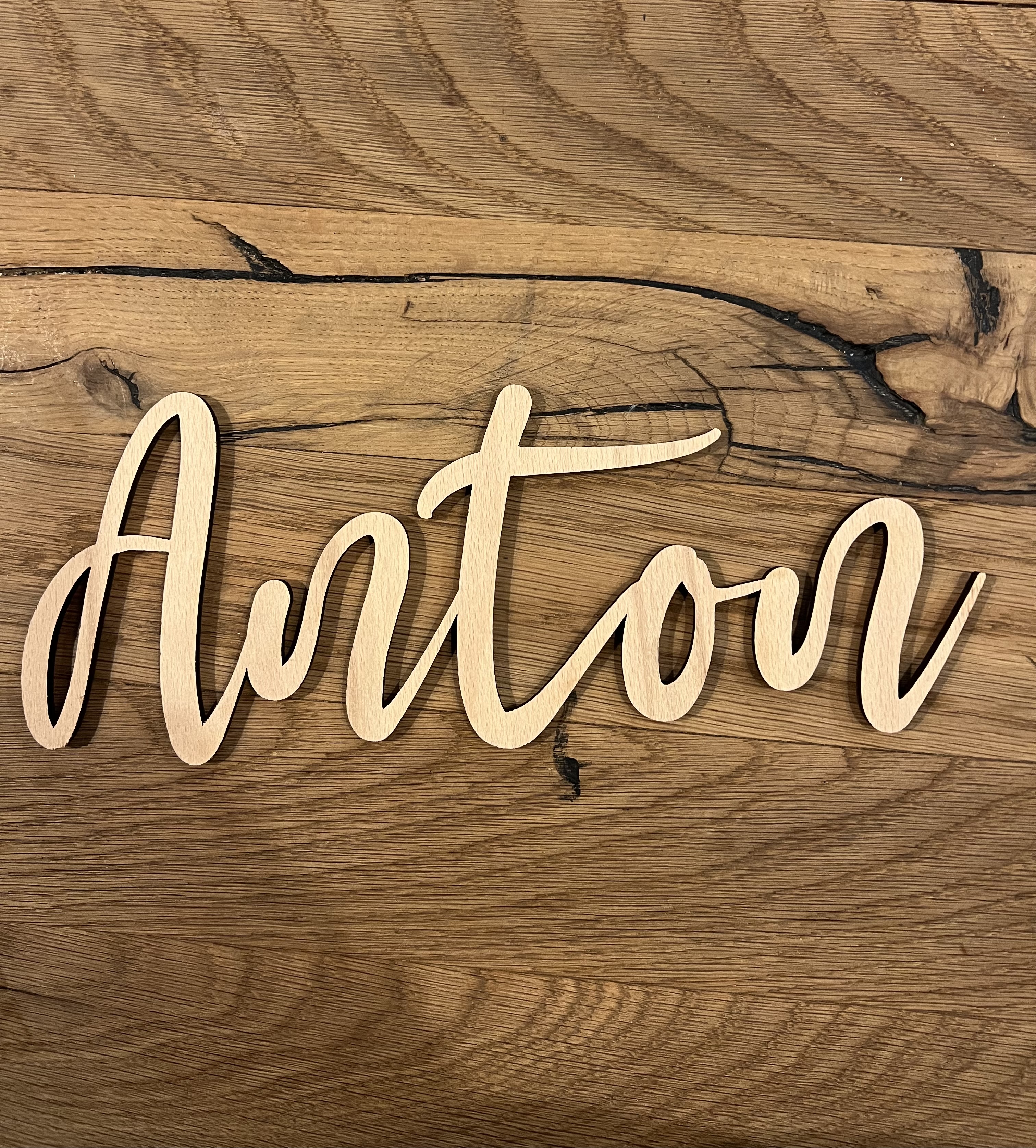 Personalisiertes Namensschild