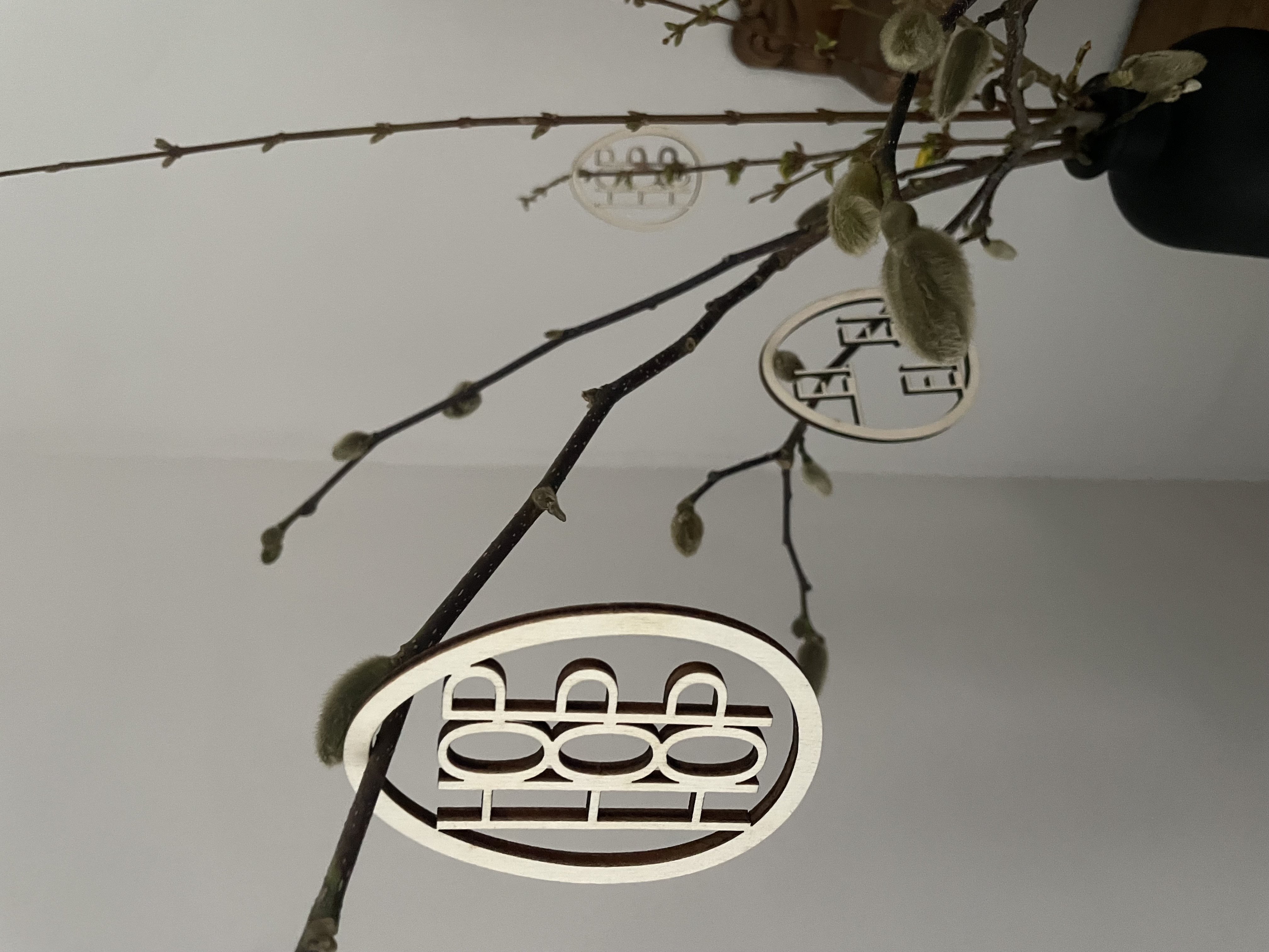 Dekoanhänger Hophophop