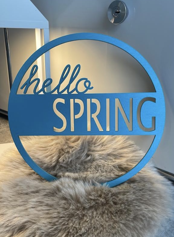 Holzkranz Hello Spring