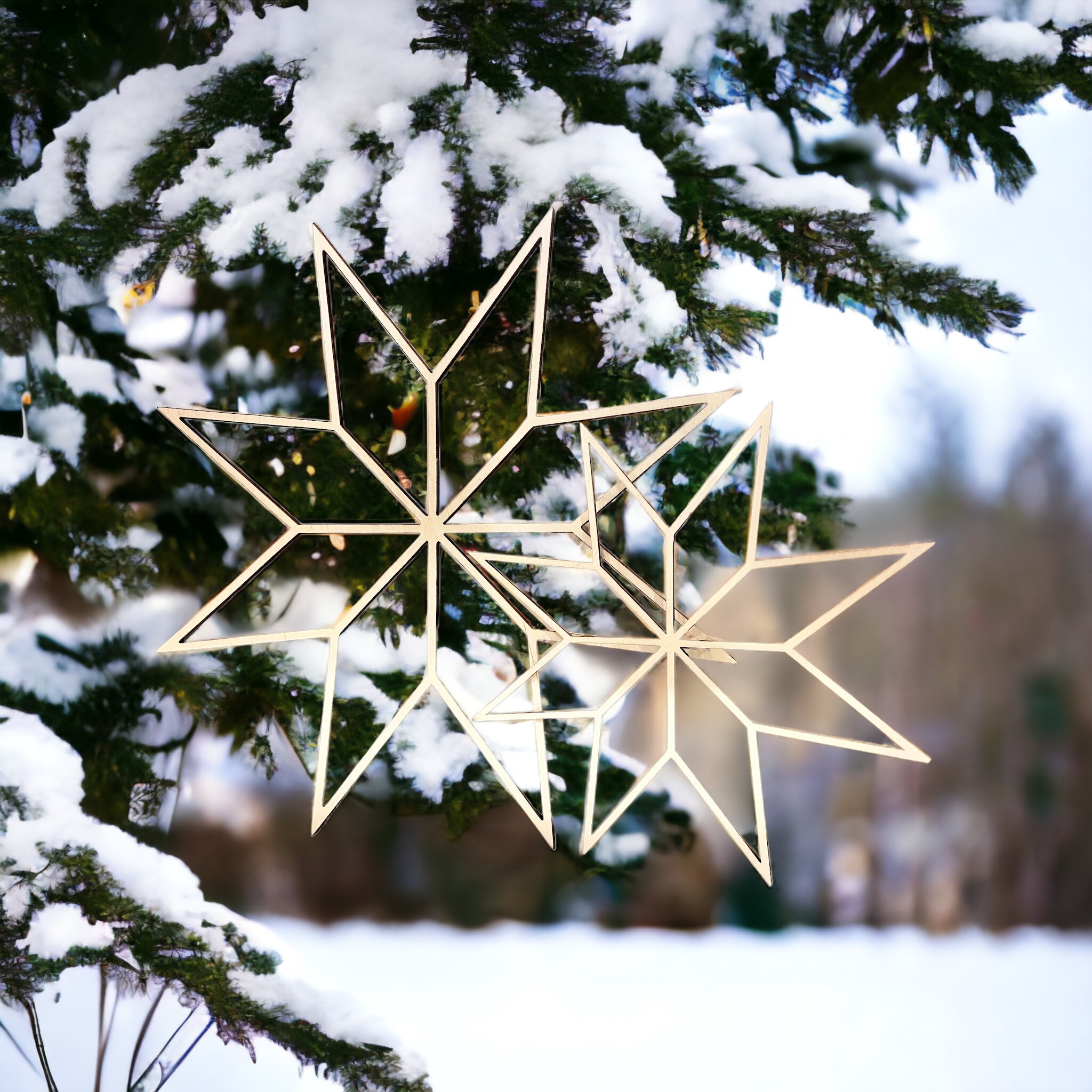 Anhänger Sterne, Weihnachtsschmuck
