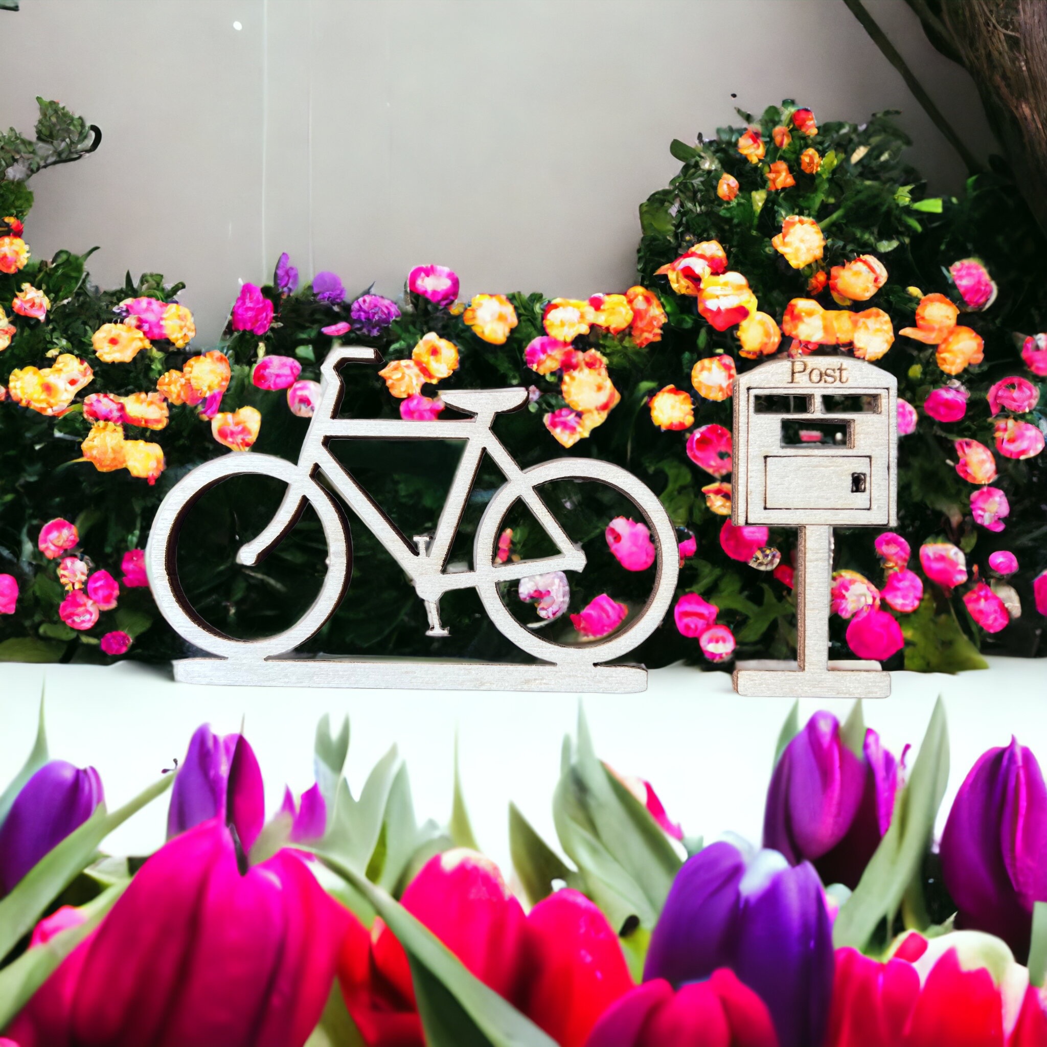  Fahrrad und Briefkasten Zubehör Dekoleiste