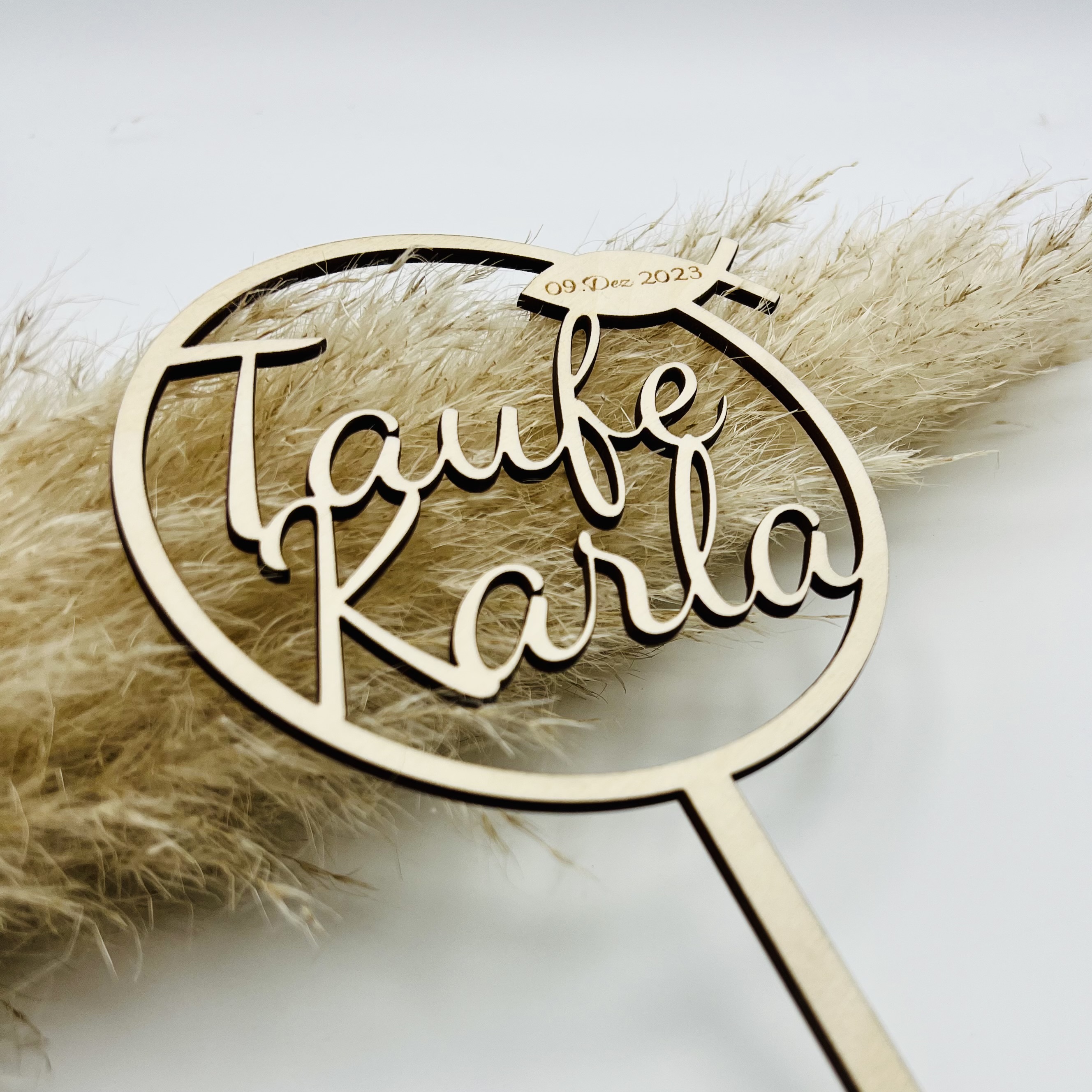 Cake Topper Taufe
