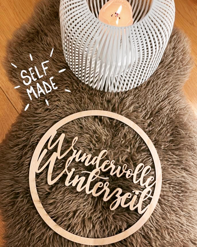 Holzkranz Wundervolle Winterzeit 