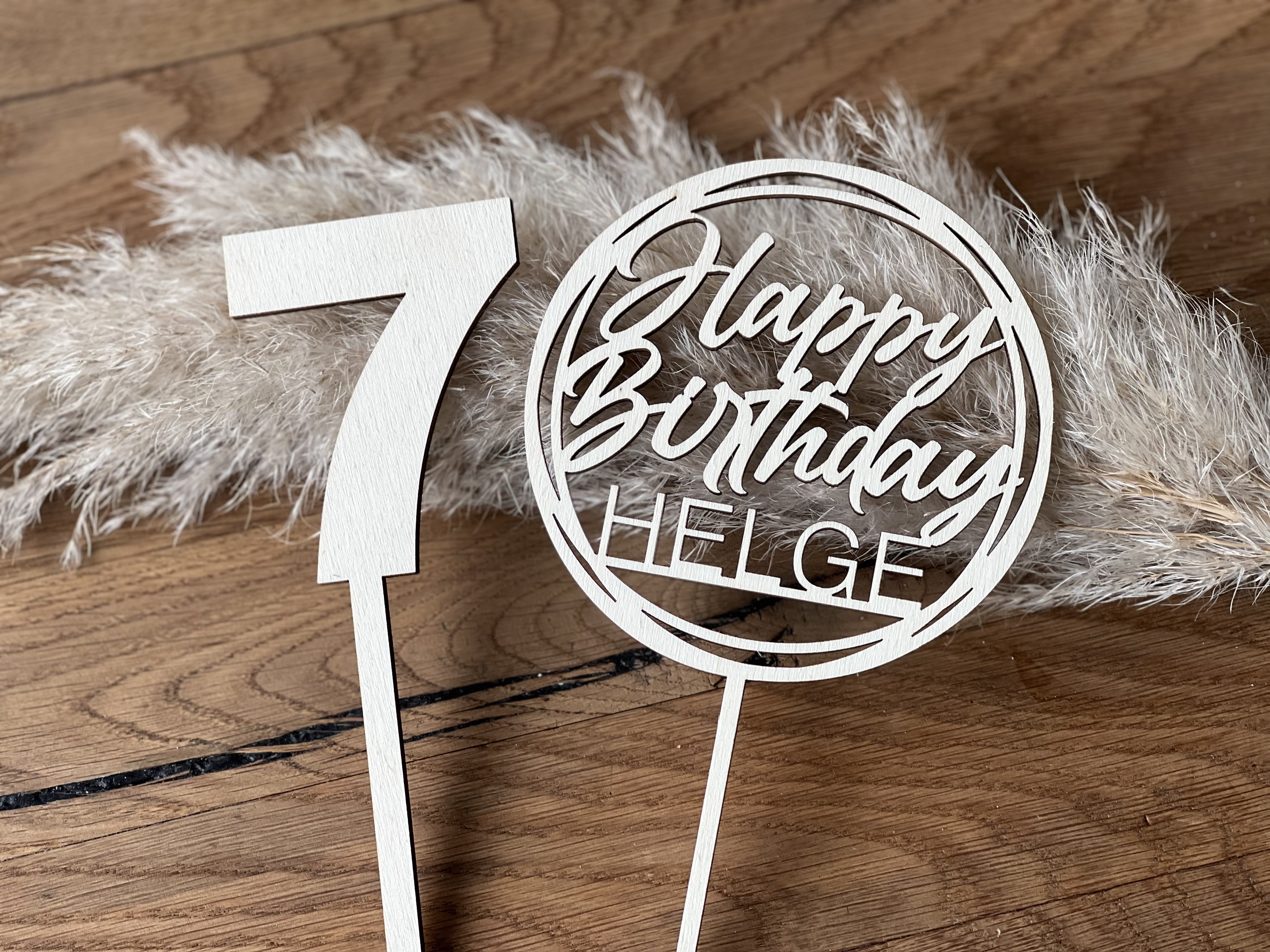 Cake Topper Happy Birthday