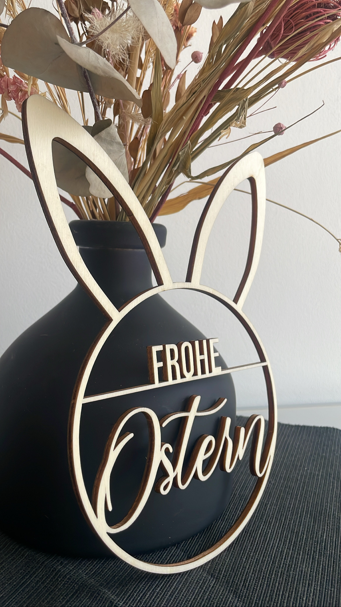 Dekoanhänger mit Ohren 