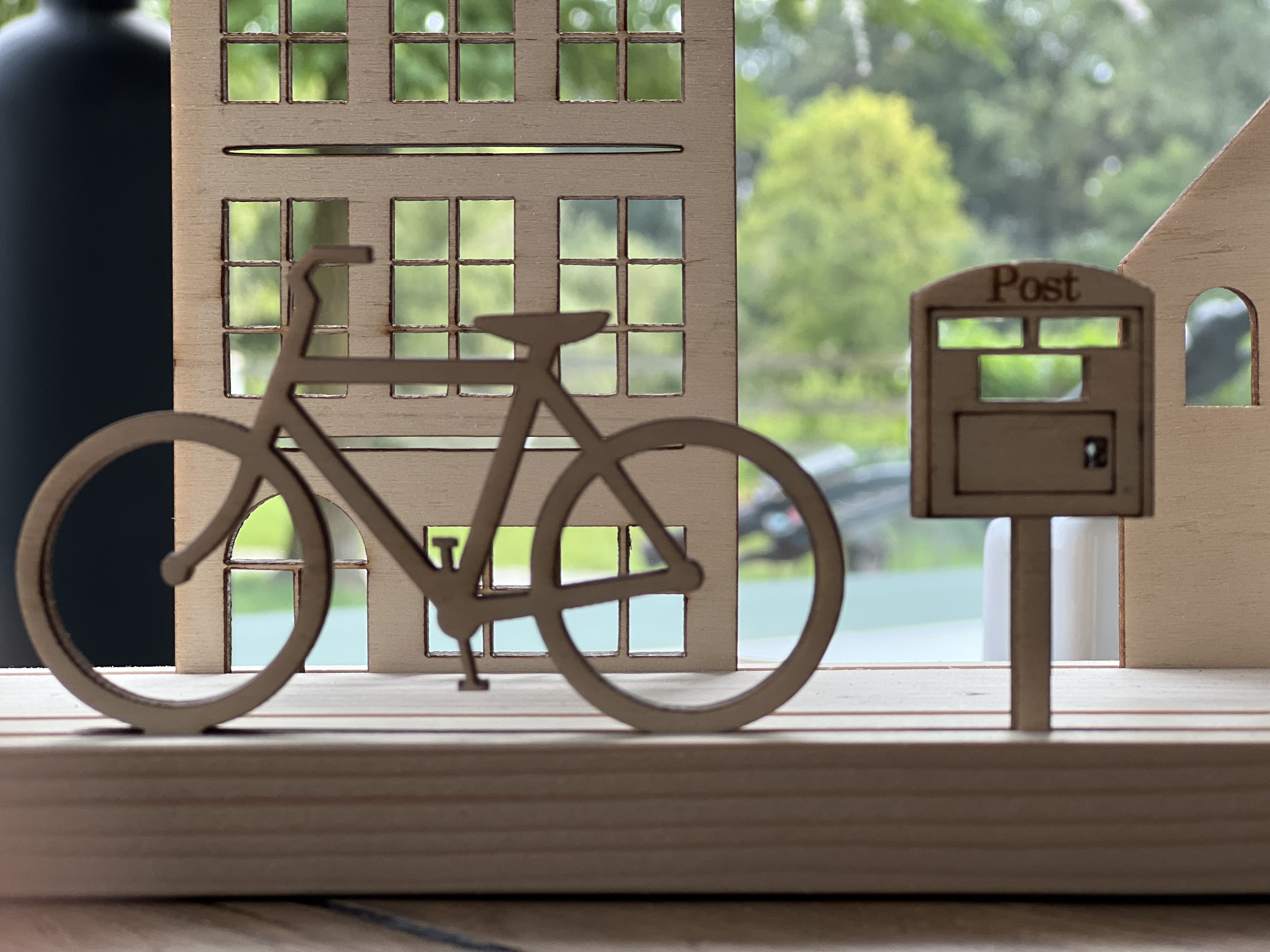  Fahrrad und Briefkasten Zubehör Dekoleiste