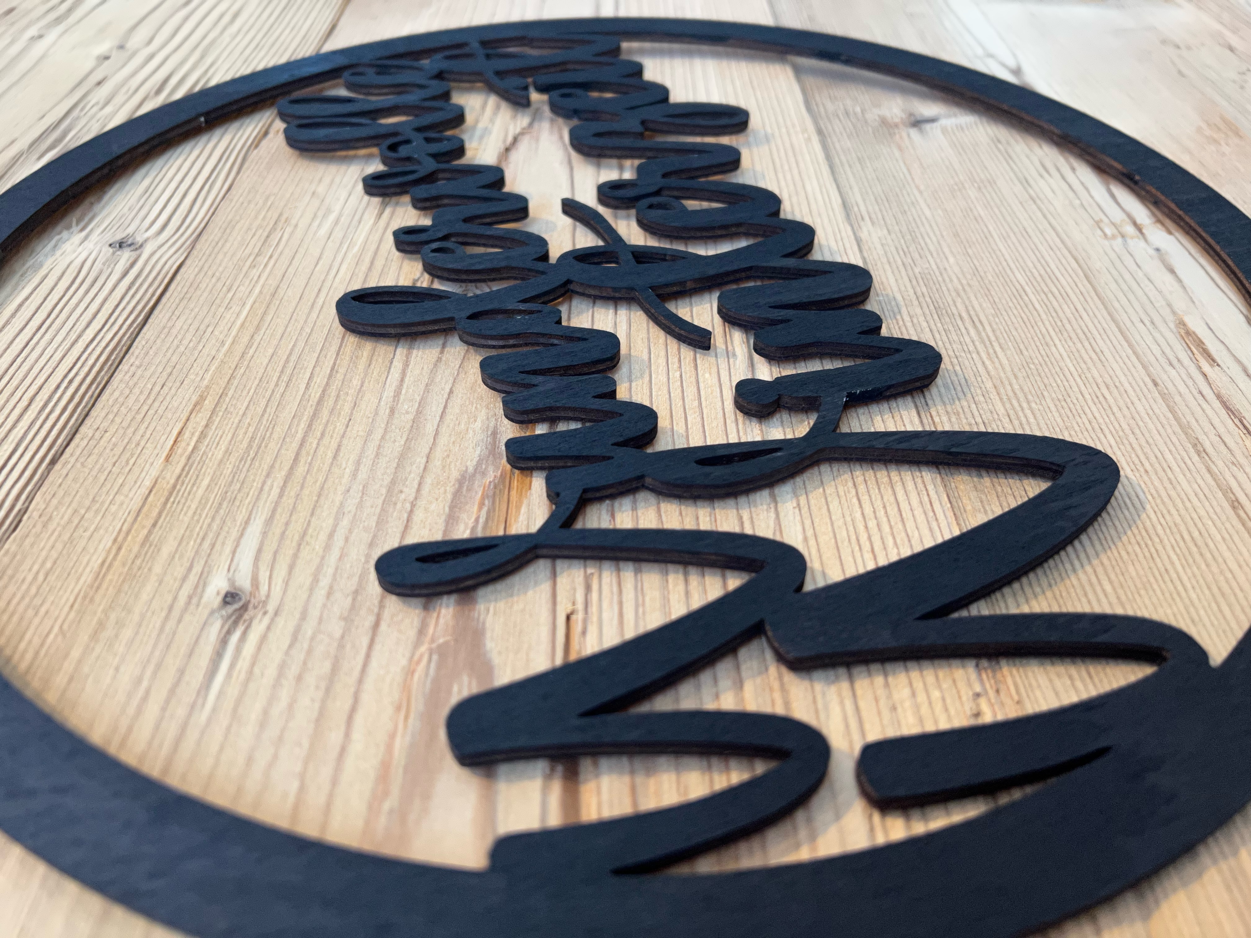 Holzkranz Wundervolle Winterzeit 