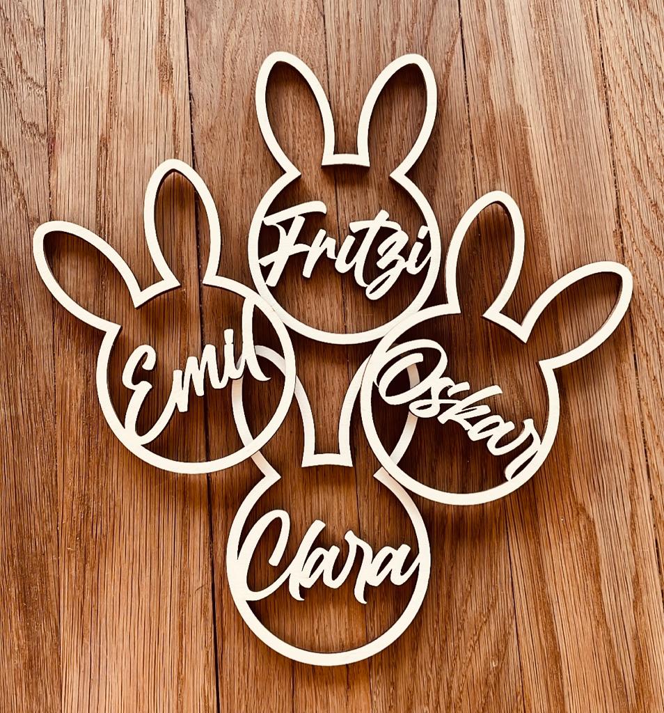 Osteranhänger personalisiert